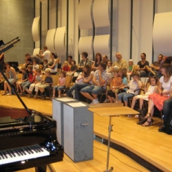 Im Studio vor der Probe