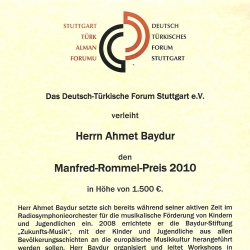 Preisurkunde