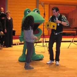 Das erste Lied wird gezogen